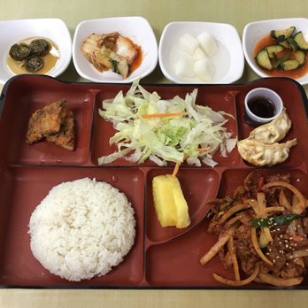 Myong Dong - Spicy pork lunch box - Korean Near Me - Beltsville, Maryland