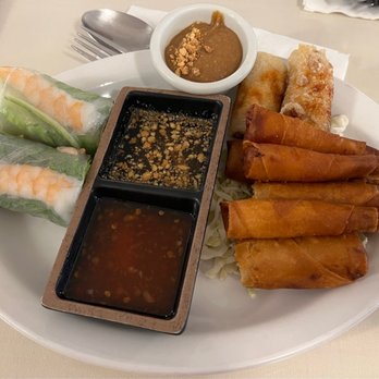 Thai Bistro Suksabay - Thai mixed roll platter - Thai Near Me - Aiea, Hawaii Thai Bistro Suksabay - Thai mixed roll platter - Thai Near Me - Aiea, Hawaii