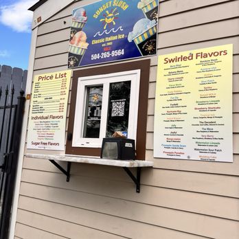 Sunset Slush NOLA - Menu - Ice Cream & Frozen Yogurt Near Me - New Orleans, Louisiana Sunset Slush NOLA - Menu - Ice Cream & Frozen Yogurt Near Me - New Orleans, Louisiana