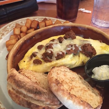 Another Broken Egg Cafe - "Chorizo" omelette. Sausage tasted like baby dog food - Cafes Near Me - Memphis, Tennessee Another Broken Egg Cafe - "Chorizo" omelette. Sausage tasted like baby dog food - Cafes Near Me - Memphis, Tennessee