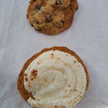 Miggy’s Bakes - two cookies with frosting - Desserts Near Me - Middleton, Wisconsin