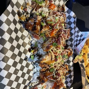 Tolly's Gastropub - Teriyaki chicken skewers on rice - Pizza Near Me - Greenville, Ohio