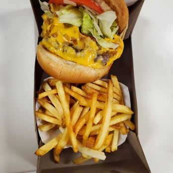 In-N-Out Burger - Double Double with well done fries - Burgers Near Me - Burbank, California In-N-Out Burger - Double Double with well done fries - Burgers Near Me - Burbank, California