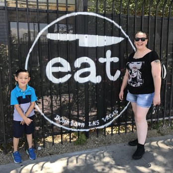 Eat. - Great signage. You could literally smell the bacon from here! - New American Near Me - Las Vegas, Nevada