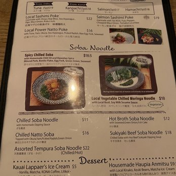 Zigu - Menu - Seafood Near Me - Honolulu, Hawaii