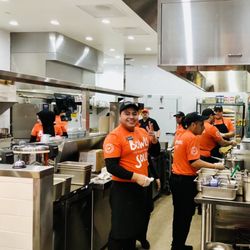 BIBIBOP Asian Grill - Clean kitchen and friend staff