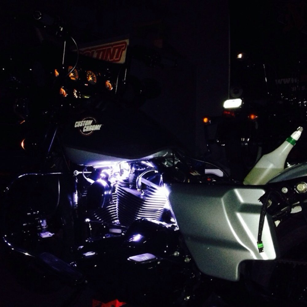 No Limit Kustoms - New LED's Light that will Display any Part of your Motorcycle while standing or Rilling Down the HWY - Motorcycle Repair Near Me - Alhambra, California No Limit Kustoms - New LED's Light that will Display any Part of your Motorcycle while standing or Rilling Down the HWY - Motorcycle Repair Near Me - Alhambra, California
