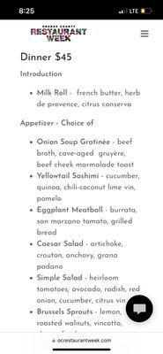 Menu photo 8 Bluegold Huntington Beach, CA