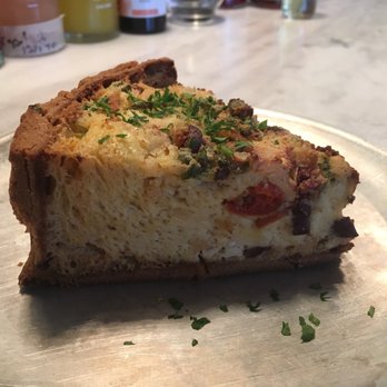 Hummingbird - Vegetarian quiche of the day.  Not that good. - Bars Near Me - Raleigh, North Carolina