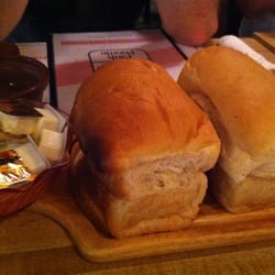 Pink Poodle Steakhouse - Warm bread for the table.