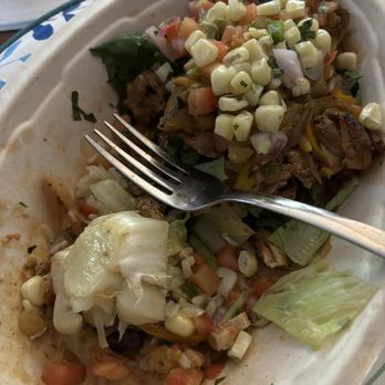 Chipotle Mexican Grill - This is my salad bowl I got yesterday. - Fast Food Near Me - Royse City, Texas