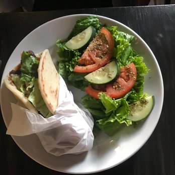 Zayna Mediterranean - Zayna's Lamb Sandwich with Salad - Mediterranean Near Me - Tucson, Arizona Zayna Mediterranean - Zayna's Lamb Sandwich with Salad - Mediterranean Near Me - Tucson, Arizona