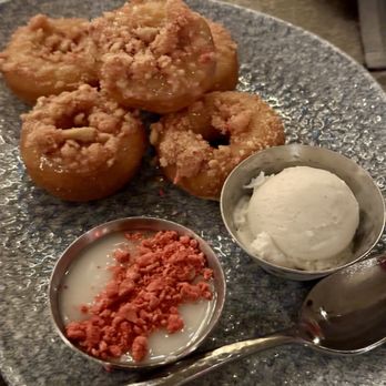 Lamplight Lounge - Strawberry-Lychee Shortcake Donuts - New American Near Me - Anaheim, California