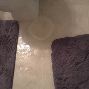 Sophia's Place West - Bathroom floor as a result of a current ceiling leak. - Apartments Near Me - New Castle, Delaware