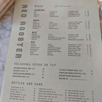 Red Rooster - Menu - New American Near Me - Oklahoma City, Oklahoma Red Rooster - Menu - New American Near Me - Oklahoma City, Oklahoma