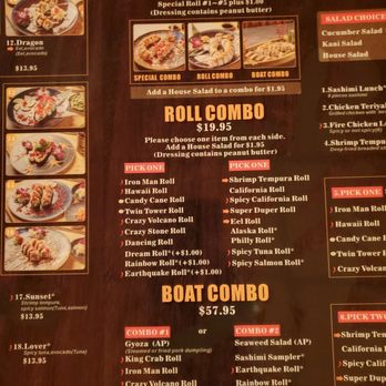 YamaChen's Sushi - Menu 1.23 - Sushi Bars Near Me - Virginia Beach, Virginia