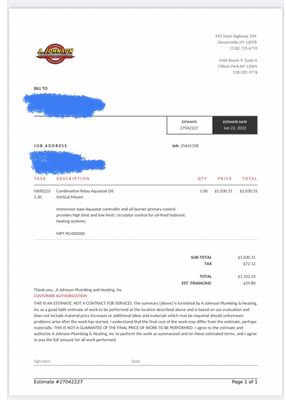 A. Johnson Plumbing and Heating