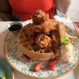 Chicken & Biscoff Waffles