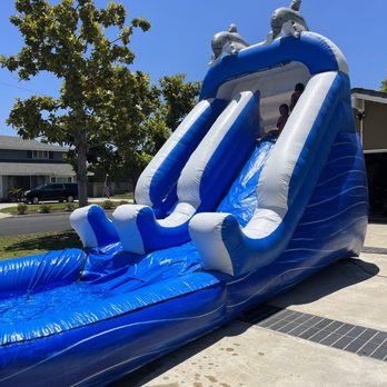 Ashley Party Rentals - Dolphin Water Slide - Bounce House Rentals Near Me - Santa Ana, California Ashley Party Rentals - Dolphin Water Slide - Bounce House Rentals Near Me - Santa Ana, California