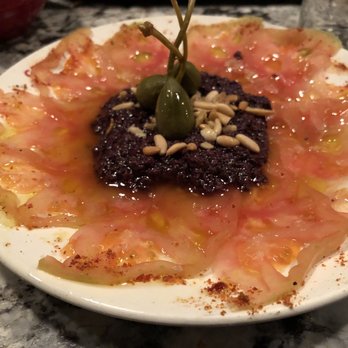 Celso y Manolo - Tomato carpaccio - Tapas Bars Near Me - Madrid, M