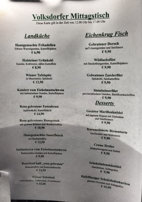 Menu photo 6 Eichenkrug Hamburg, HH