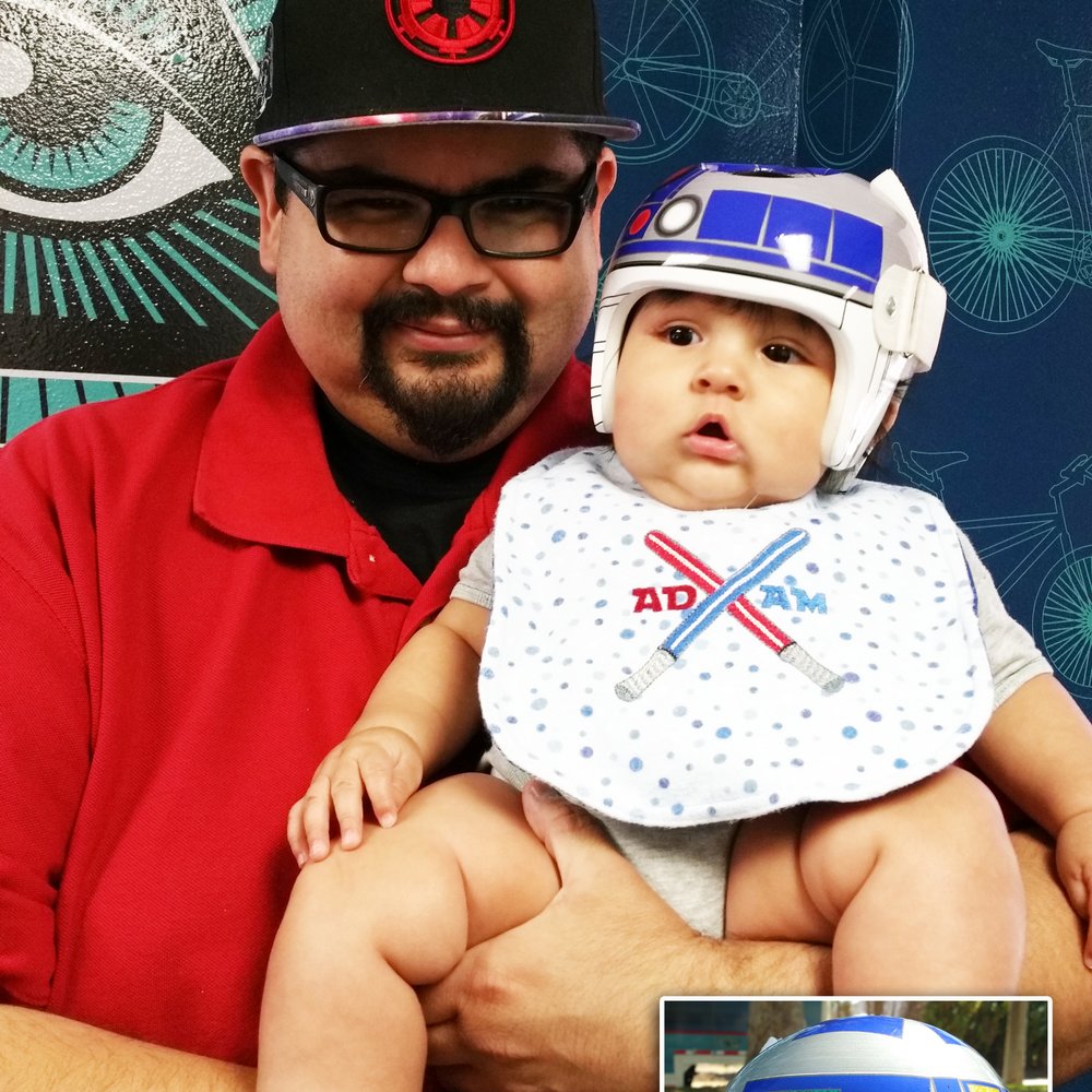 Adam Skywalker Langarica - Star Band Helmet!!!  great Job !