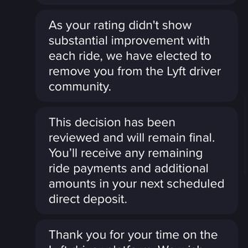 Lyft - Deactivation Responses - Taxis Near Me Lyft - Deactivation Responses - Taxis Near Me