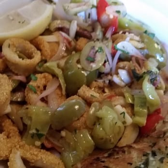 Steuben's Uptown - Calamari with olive salad - Diners Near Me - Denver, Colorado Steuben's Uptown - Calamari with olive salad - Diners Near Me - Denver, Colorado