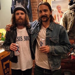 Lot, Stock and Barrel - Two happy customers from the KAPITAL Documentary reception.