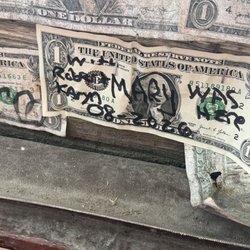 Dollar bill by Robert