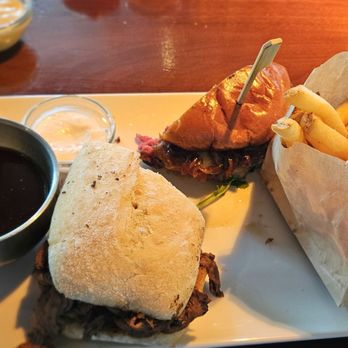 Del Frisco's Grille - Half the steak sandwich and half the wagyu burger - Steakhouses Near Me - Southlake, Texas Del Frisco's Grille - Half the steak sandwich and half the wagyu burger - Steakhouses Near Me - Southlake, Texas