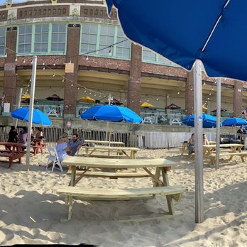The Beach Bar - people sitting at tables and umbrellas - Bars Near Me - Asbury Park, New Jersey The Beach Bar - people sitting at tables and umbrellas - Bars Near Me - Asbury Park, New Jersey