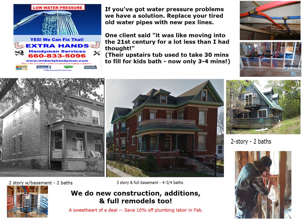 EXTRA HANDS HANDYMAN SERVICES Updated September 2024 12 Photos Moberly, Missouri