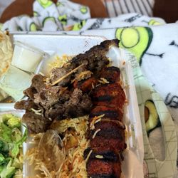 Burned chicken.