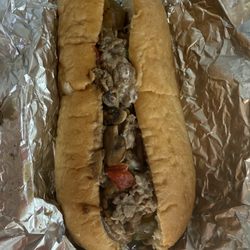 Vernon Street Grill - Philly Cheese Steak Sub~ Hubby loved it!