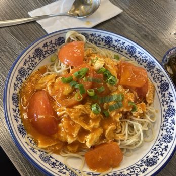 LAN Noodle - Tomato Scrambled Eggs Noodle - Chinese Near Me - Arcadia, California LAN Noodle - Tomato Scrambled Eggs Noodle - Chinese Near Me - Arcadia, California