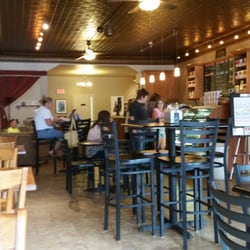 The Coffee Den - View from sitting at the window of coffee shop. Big enough for small group.