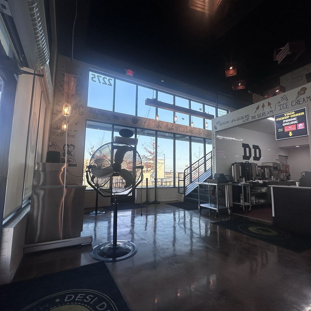 Desi District - Upstairs seating area - Indian Near Me - Frisco, Texas