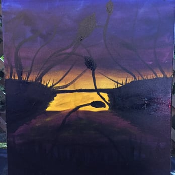 Creative Canvas L.A. - My finished product - Paint & Sip Near Me