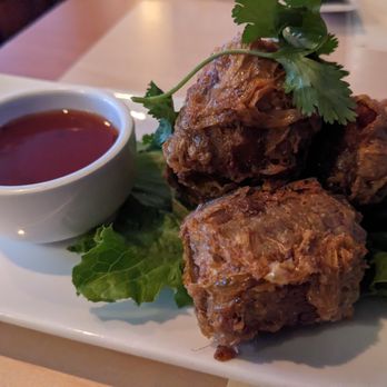 Fork & Stix - Hoy Jaw (fried dumplings) at Fork & Stix, Delmar, Saint Louis - Thai Near Me - Saint Louis, Missouri