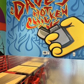 Dave's Hot Chicken - Mural - Chicken Shop Near Me - Aventura, Florida