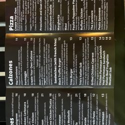 Trios Italian Grille - Menu