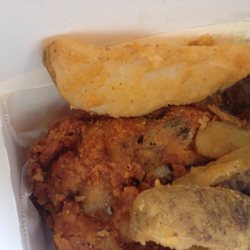 Royal Farms - Pressured cooked chicken breast and Royal Farms Western Fries! Yum!