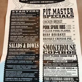 KC's Rib Shack - Front of menu - Barbeque Near Me - Manchester, New Hampshire KC's Rib Shack - Front of menu - Barbeque Near Me - Manchester, New Hampshire