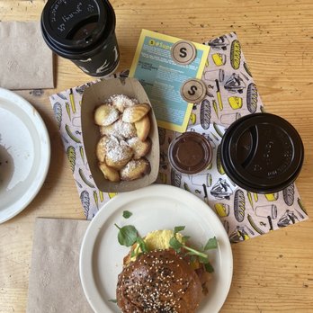 Superba Snacks + Coffee - MADE TO ORDER MADELEINES BREAKFAST SANDWICH CHAI LATTE - Breakfast & Brunch Near Me - Pasadena, California Superba Snacks + Coffee - MADE TO ORDER MADELEINES BREAKFAST SANDWICH CHAI LATTE - Breakfast & Brunch Near Me - Pasadena, California