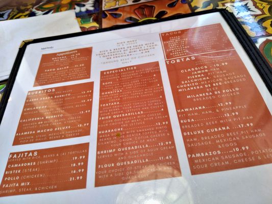 Menu photo 4 Taqueria Alameda Westland, MI