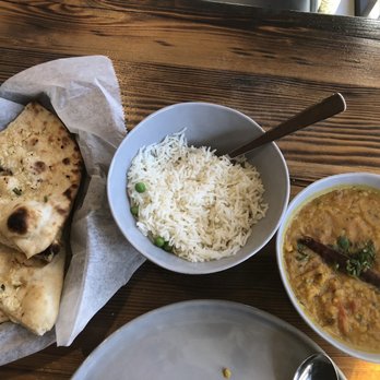 Urban Tandoor - Yellow lentils with tomatoes. Garlic Naan and Basmati rice! Delicious!! - Indian Near Me - Harrison, New Jersey Urban Tandoor - Yellow lentils with tomatoes. Garlic Naan and Basmati rice! Delicious!! - Indian Near Me - Harrison, New Jersey