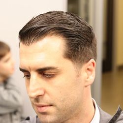 Reem the Barber - Comb-over haircut by Karim "Reem the Barber" Bevans.