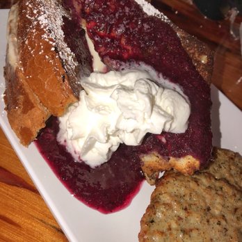 Ruby Slipper Pensacola - Cheesecake stuffed French toast and a side of chicken sausage - Breakfast & Brunch Near Me - Pensacola, Florida Ruby Slipper Pensacola - Cheesecake stuffed French toast and a side of chicken sausage - Breakfast & Brunch Near Me - Pensacola, Florida