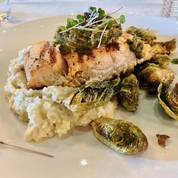 Federal American Grill - Grilled Salmon - New American Near Me - Katy, Texas